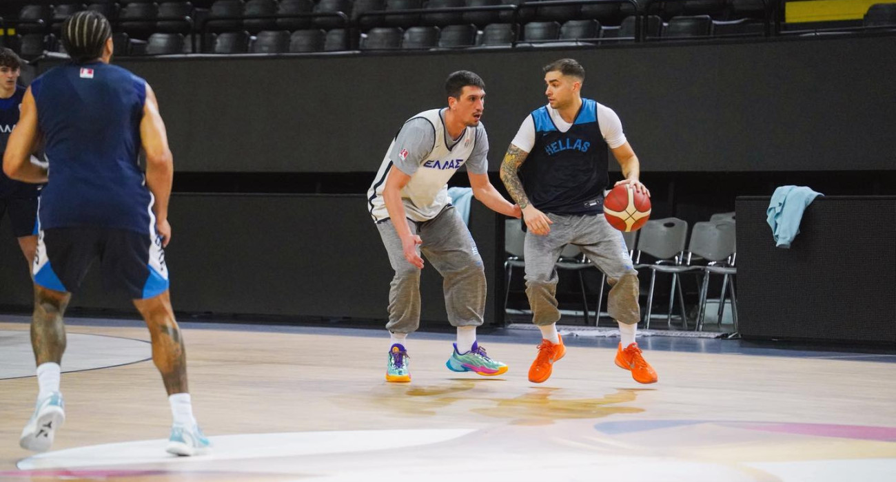 Λαρεντζάκης και Τολιόπουλος - Πηγή: Hellenic BasketBall Federation