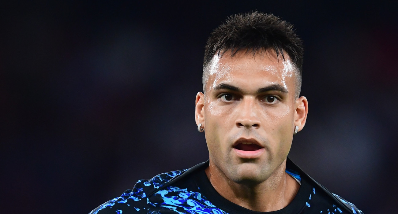 Ο Λαουτάρο Μαρτίνες πριν από το φιλικό της Ίντερ με τον Ολυμπιακό / Πηγή: Eurokinissi