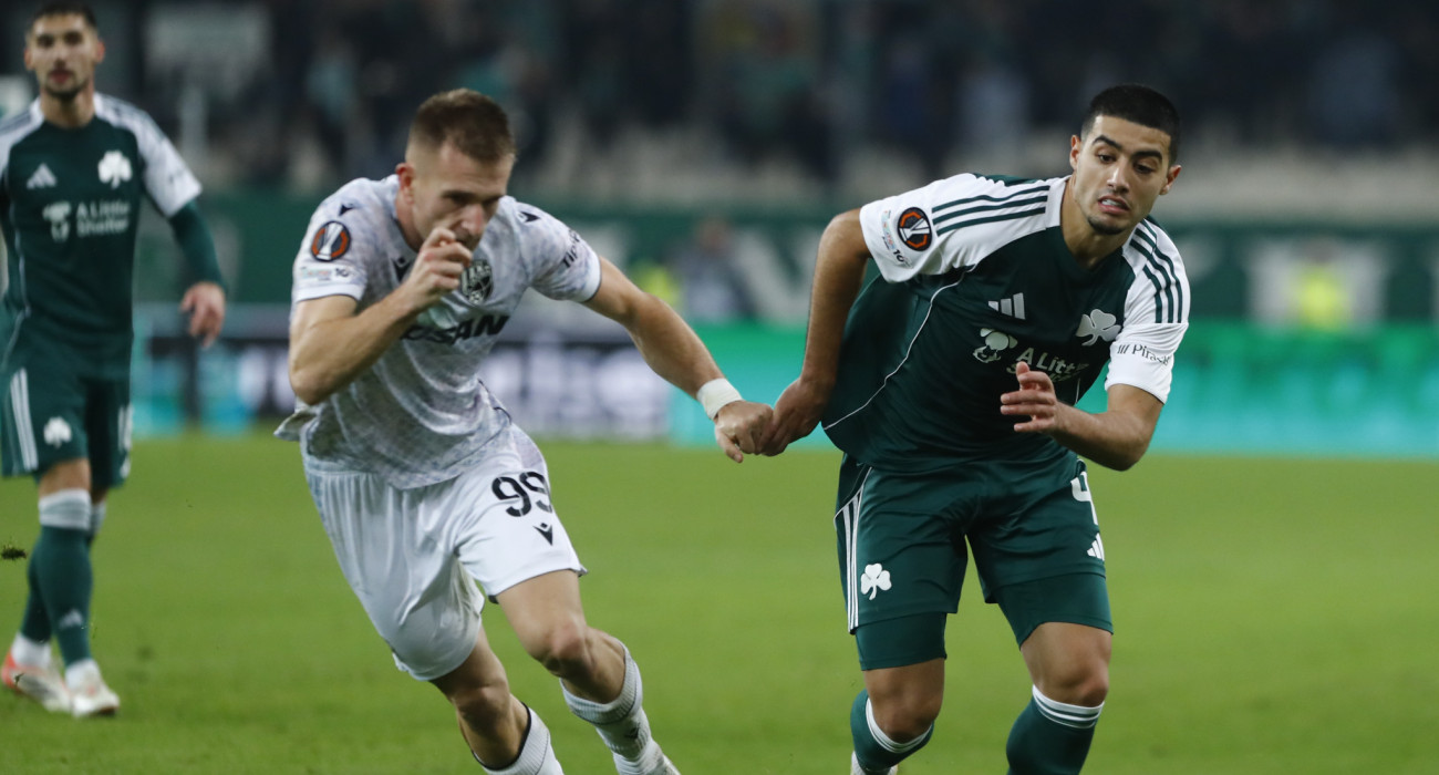 Στιγμιότυπο από το Παναθηναϊκός-Βικτόρια Πλζεν για το Europa League / Πηγή: Eurokinissi