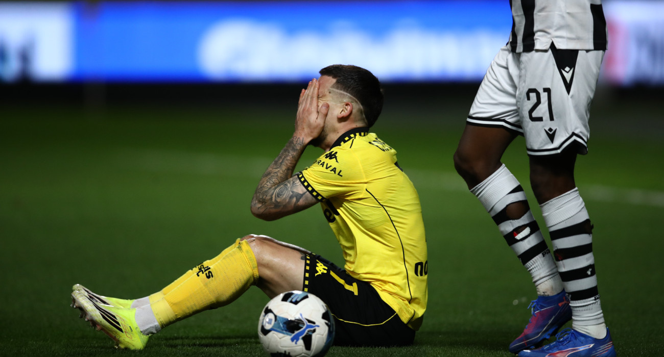 Ο Πέρεθ στο παιχνίδι με τον ΠΑΟΚ/Πηγή:eurokinissi