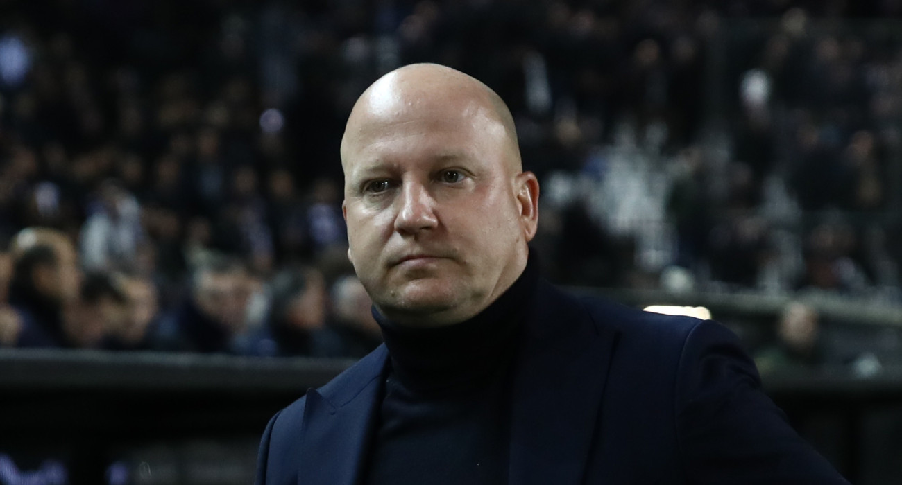 Ο προπονητής της ΑΕΚ, Μάρκο Νίκολιτς στο ματς με τον ΠΑΟΚ / Πηγή: Eurokinissi