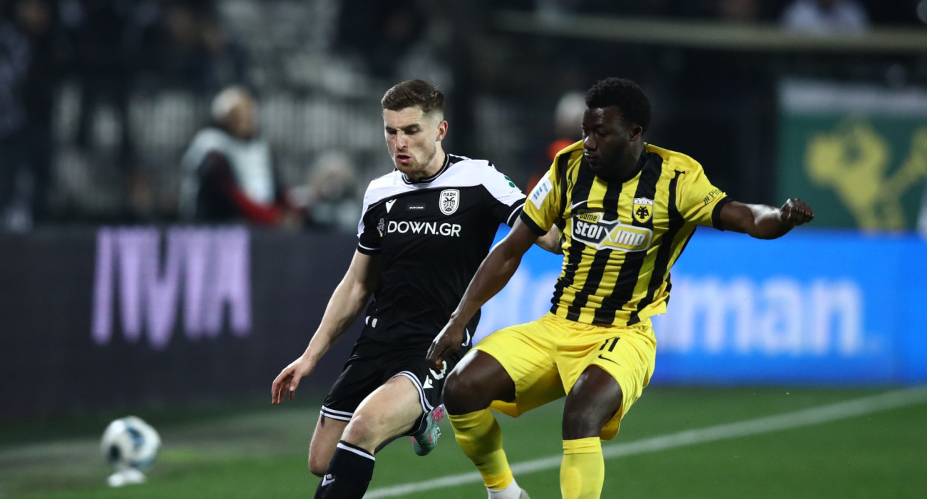 Στιγμιότυπο από το ΠΑΟΚ-ΑΕΚ / Πηγή: Eurokinissi