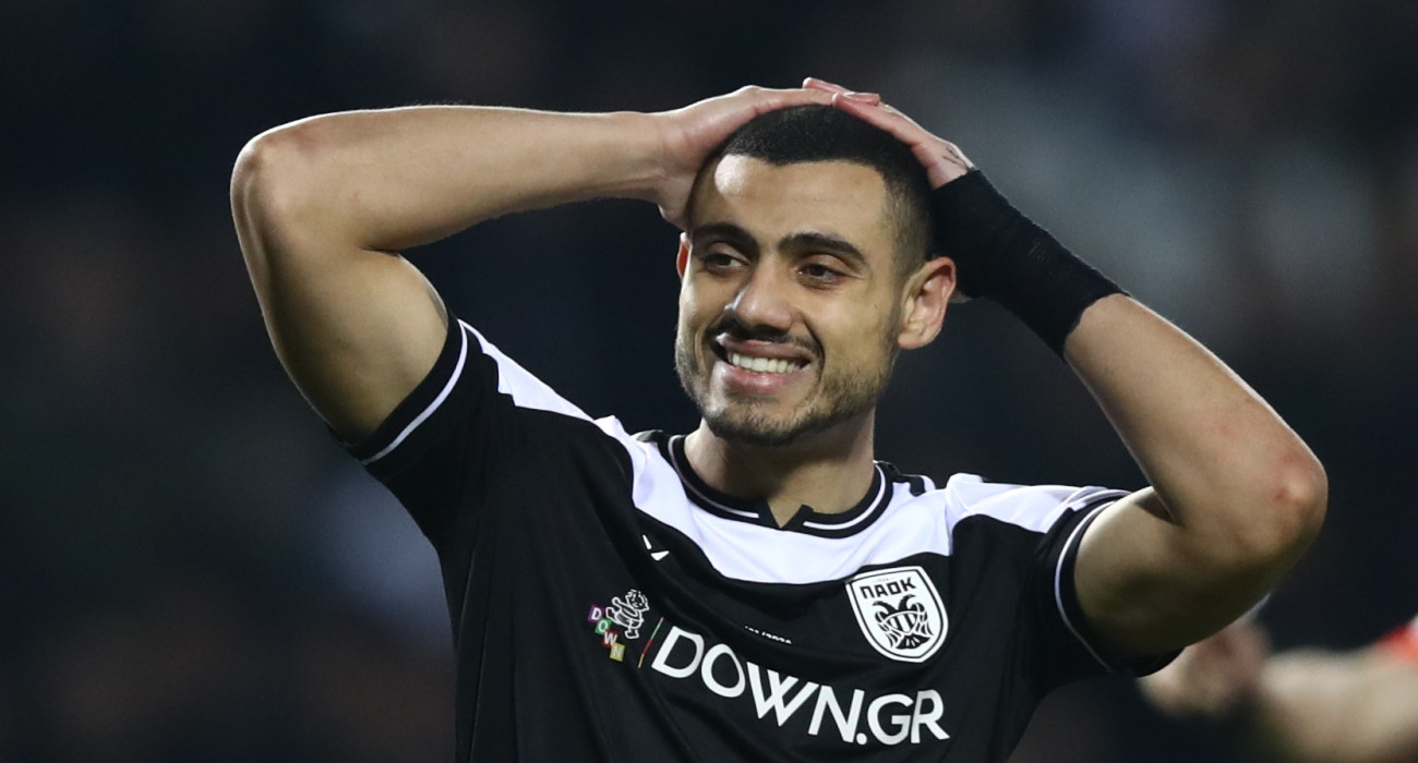 Ο Γιώργος Γιακουμάκης στο ντέρμπι με την ΑΕΚ / Πηγή: Eurokinissi