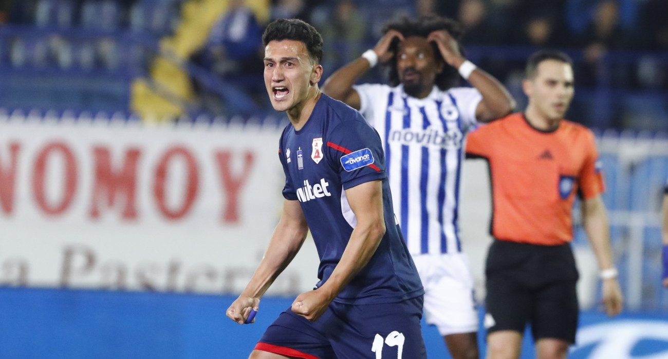 Ο Λύρατζης πέτυχε ένα καταπληκτικό γκολ / Πηγή: Eurokinissi