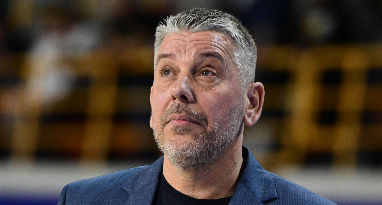 Για δίκαιη πρόκριση του Αμαρουσίου στα ημιτελικά του Allwyn Final 8 του κυπέλλου έκανε λόγο ο Ηλίας Παπαθεοδώρου/Πηγή: Eurokinissi