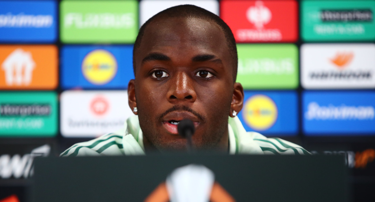 Ο Ανδρέας Τεττέη στη συνέντευξη Τύπου του Παναθηναϊκού ενόψει της αναμέτρησης με τη Βικτόρια Πλζεν / Πηγή: Eurokinissi