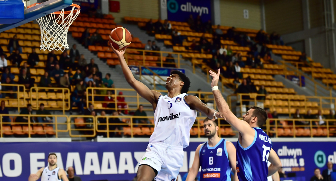 Ο Ηρακλής πανηγύρισε σπουδαία πρόκριση στα ημιτελικά του Allwyn Final 8 μετά τη νίκη του επί της Μυκόνου/Πηγή: Eurokinissi