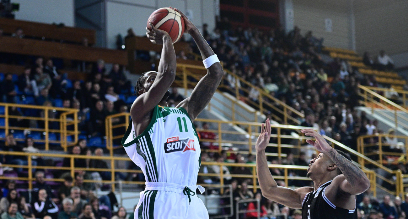 Ο Νάιτζελ Χέιζ - Ντέιβις πέτυχε το πρώτο του καλάθι με τη φανέλα του Παναθηναϊκού/Πηγή: Eurokinissi