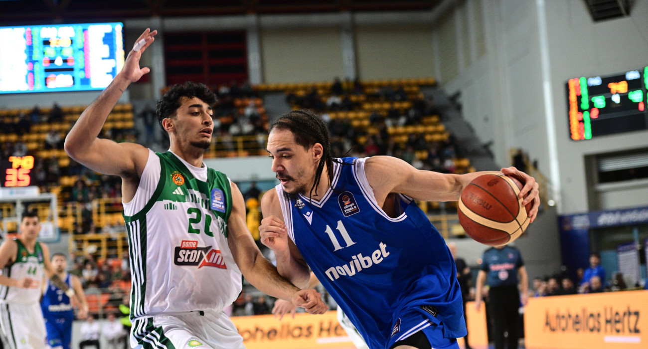 Στιγμιότυπο από την αναμέτρηση Ηρακλής - Παναθηναϊκός του Allwyn Final 8 / Πηγή: Eurokinissi