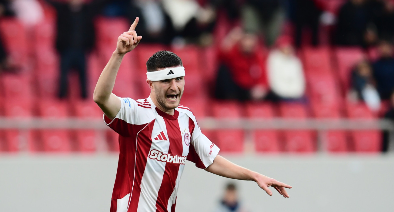 Ο Λορέντσο Πιρόλα πανηγυρίζει το γκολ του κόντρα στον Παναιτωλικό / Πηγή: Eurokinissi