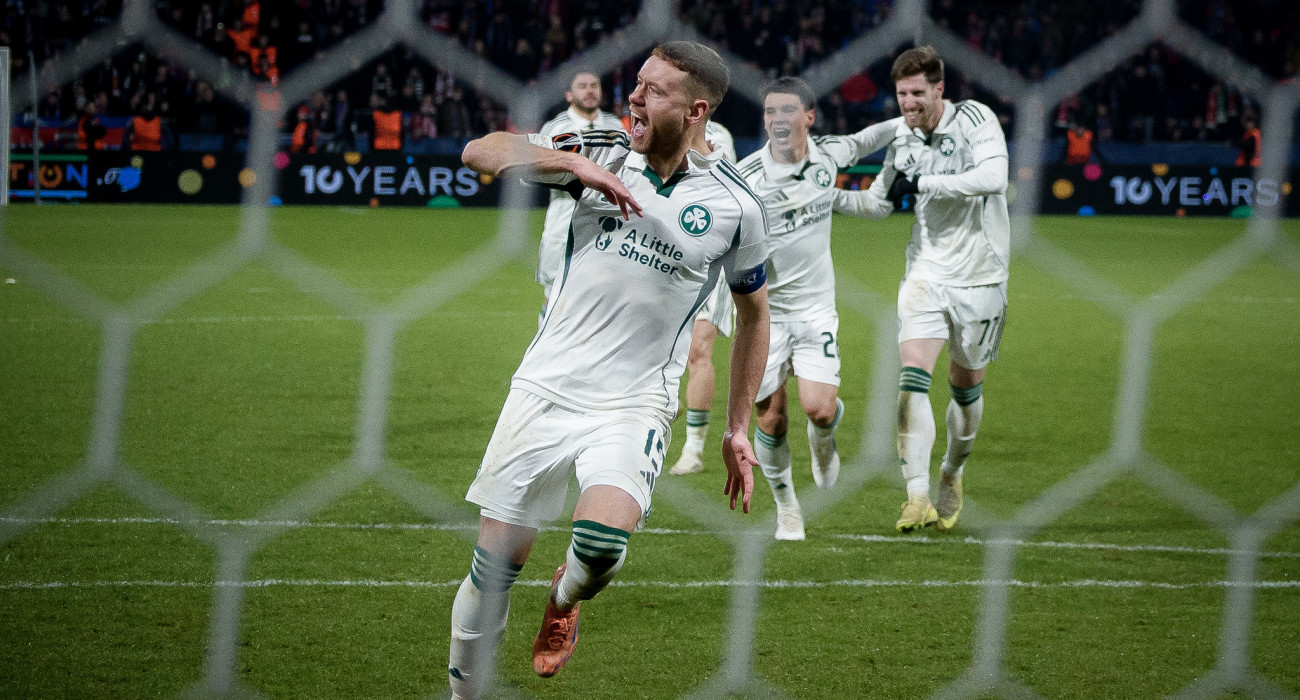 Ο Παναθηναϊκός πήρε τη μεγάλη πρόκριση επί της Βικτόρια Πλζεν με 3-4 στη διαδικασία των πέναλτι / Πηγή: Eurokinissi