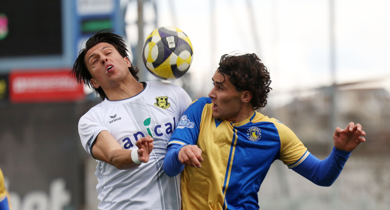 Στιγμιότυπο από την αναμέτρηση Αστέρας AKTOR B - Αναγέννηση Καρδίτσας / Πηγή: Intime