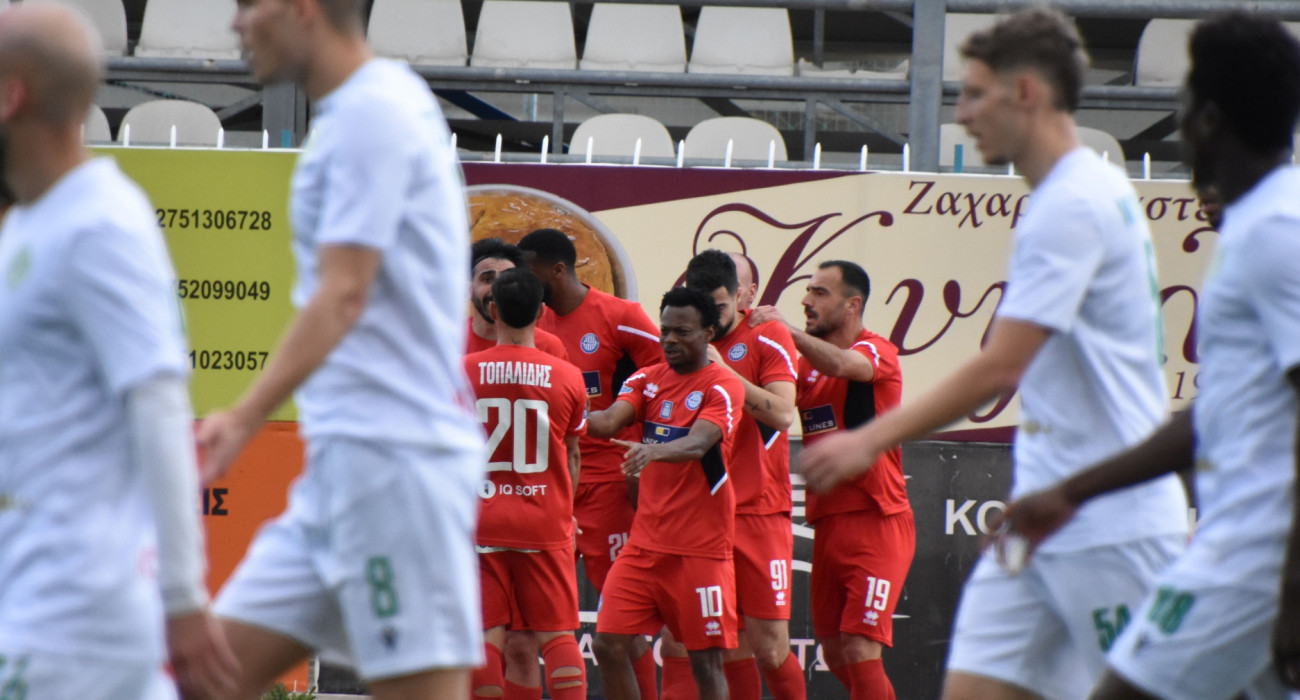 Τα Χανιά επικράτησαν του Παναργειακού στο Άργος για τη 2η αγωνιστική των playouts / Πηγή: Eurokinissi