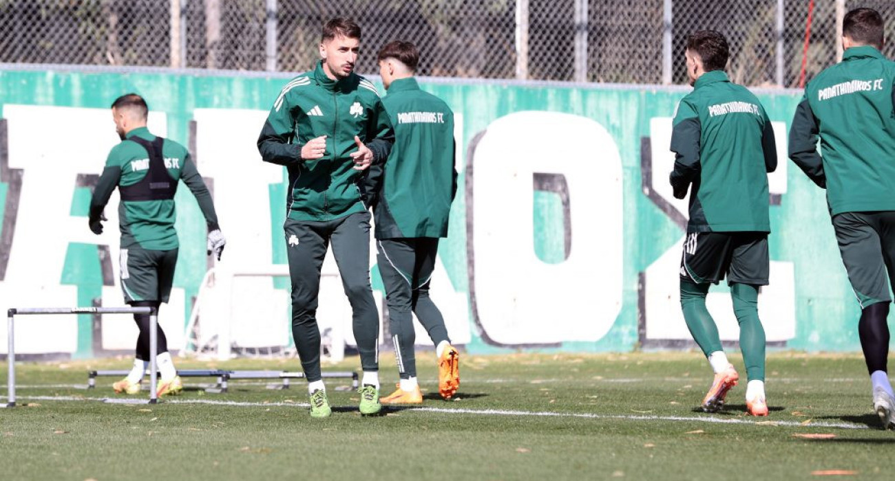 Ο Φίλιπ Τζούριτσιτς στην προπόνηση του Παναθηναϊκού / Πηγή: pao.gr