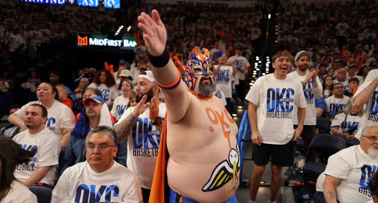 Ένας από τους... κλασικούς οπαδούς της Οκλαχόμα Σίτι / Πηγή: Jamie Squire / Getty Images / Ideal Images