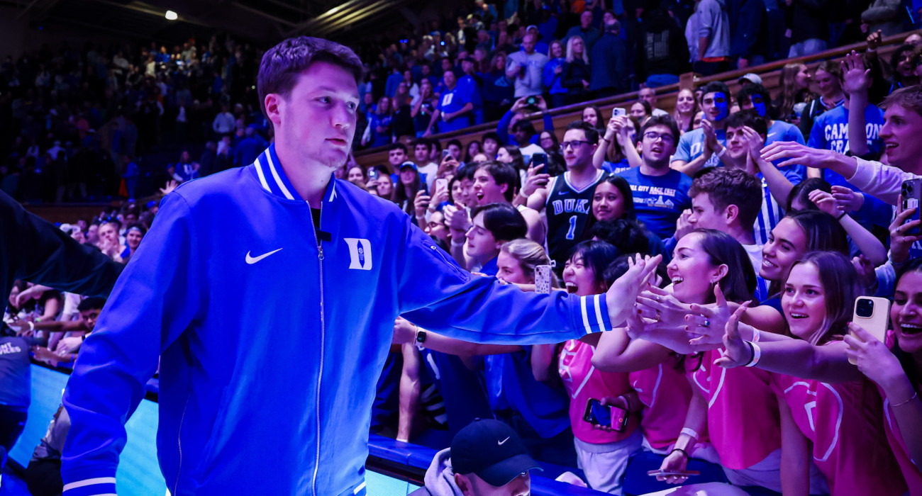 Ο Κον Κνόπελ είχε όλα τα φώτα στραμμένα πάνω του απ' όταν ακόμα έπαιζε μπάσκετ για λογαριασμό του Ντιουκ / Photo by David Jensen/Getty Images