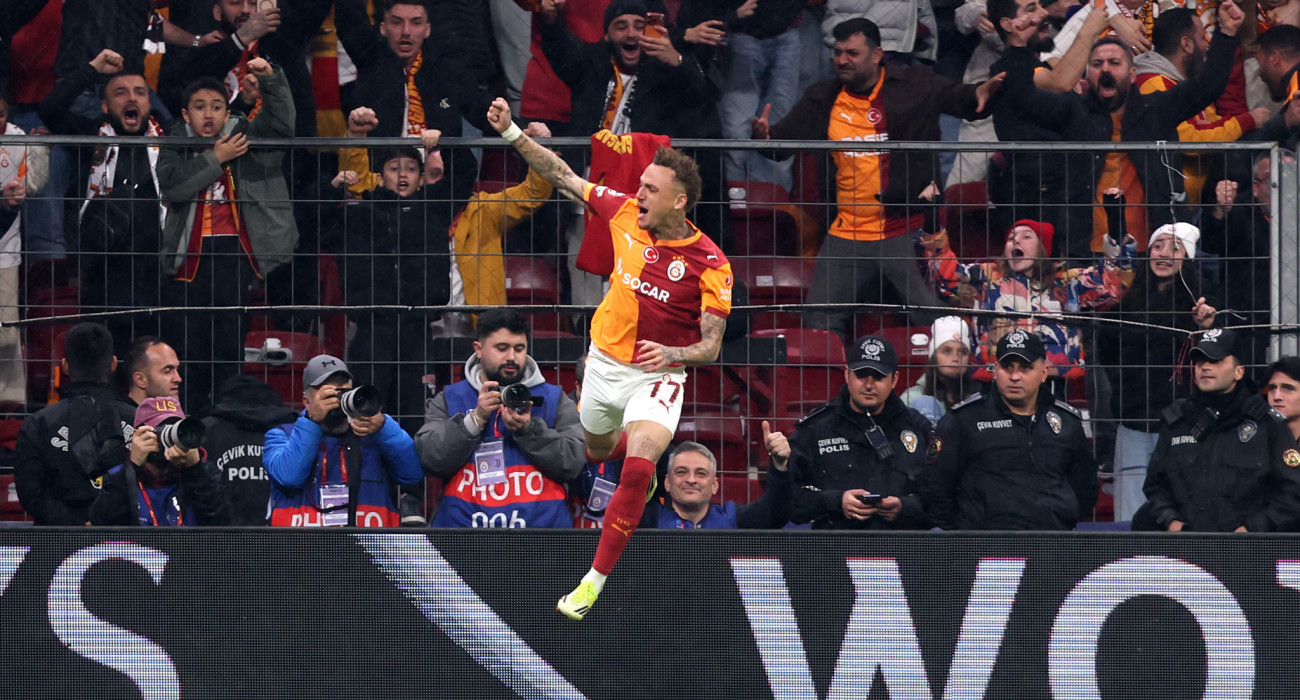 Ο Νόα Λανγκ ήταν ο μεγάλος πρωταγωνιστής της νίκης της Γαλατασαράι επί της Γιουβέντους / Πηγή: Photo by Ahmad Mora - UEFA/UEFA via Getty Images