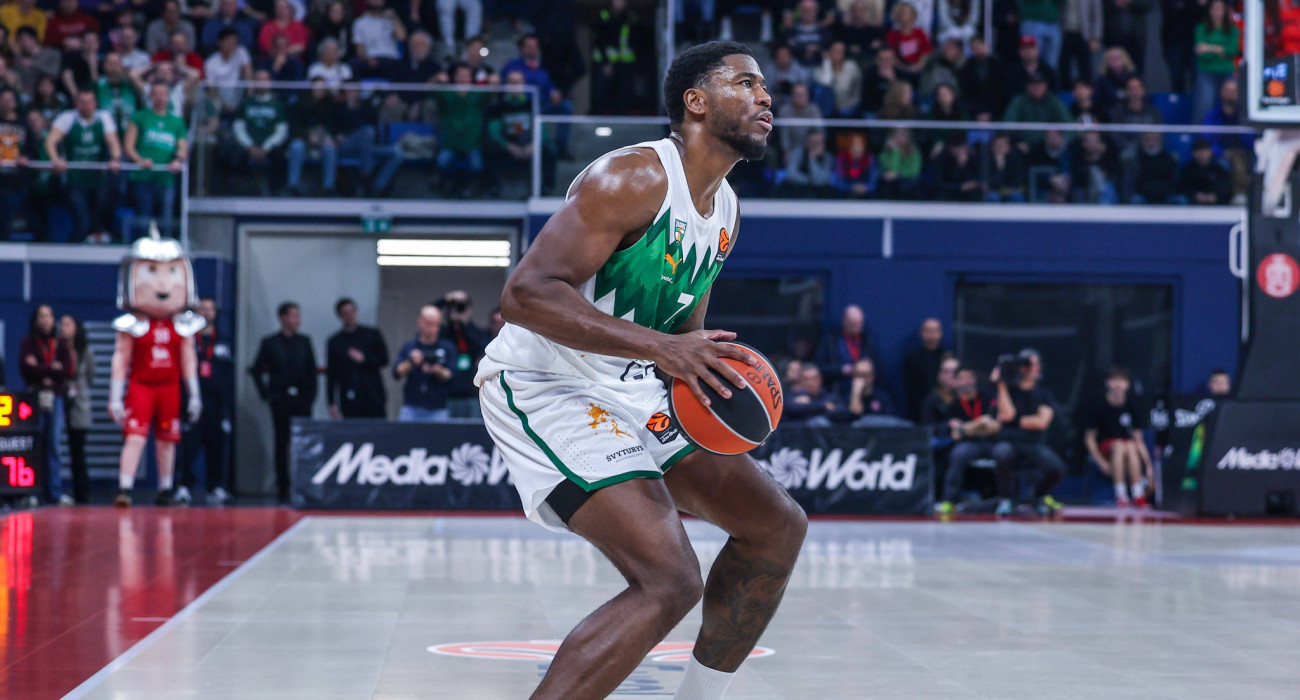 Ο Μόουζες Ράιτ ήταν ο πρώτος σκόρερ της Ζαλγκίρις στον τελικό του Κυπέλλου απέναντι στη Ρίτα/Πηγή: Imago