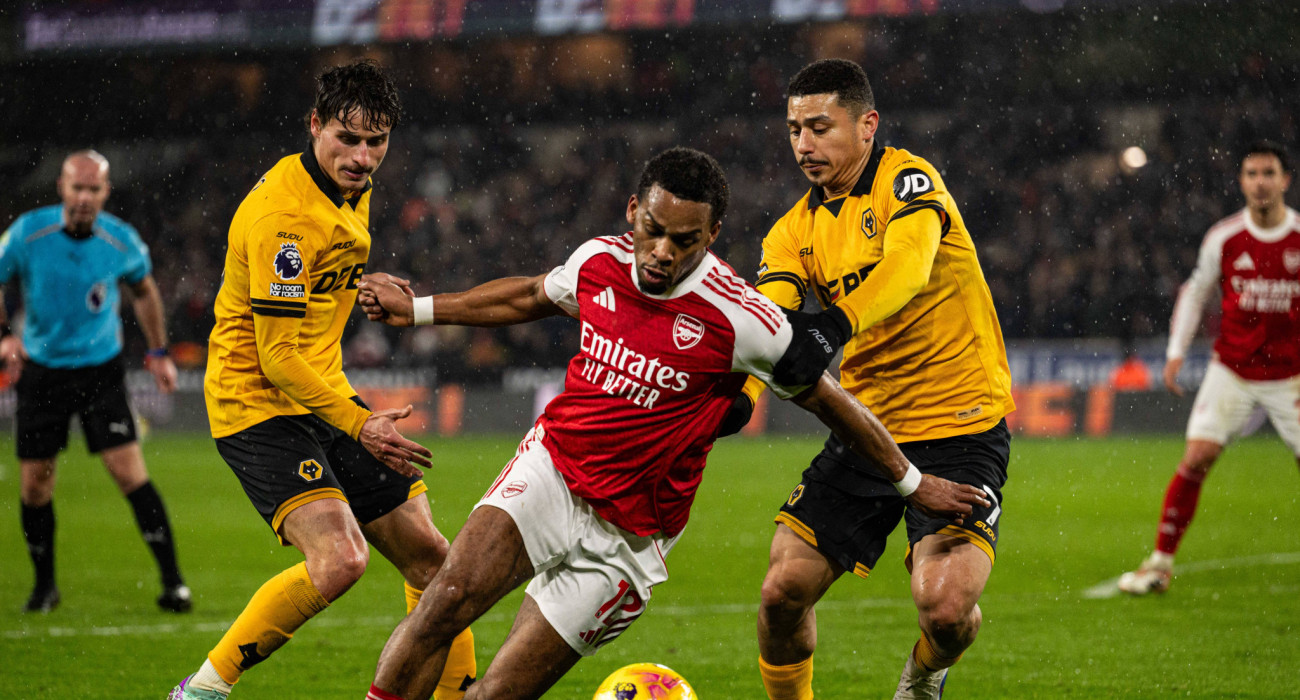 Στιγμιότυπο από το Γουλβς-Άρσεναλ / Πηγή: Imago