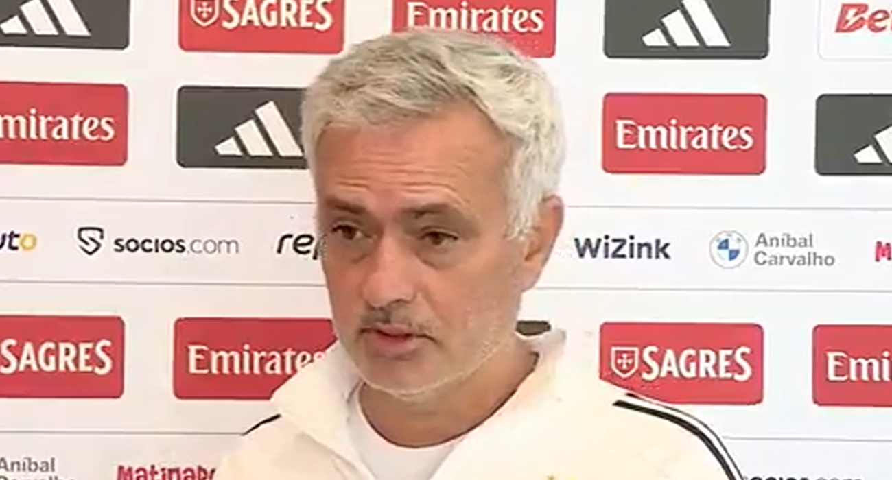 Ο Ζοσέ Μουρίνιο σε συνέντευξη Τύπου  / Screenshot