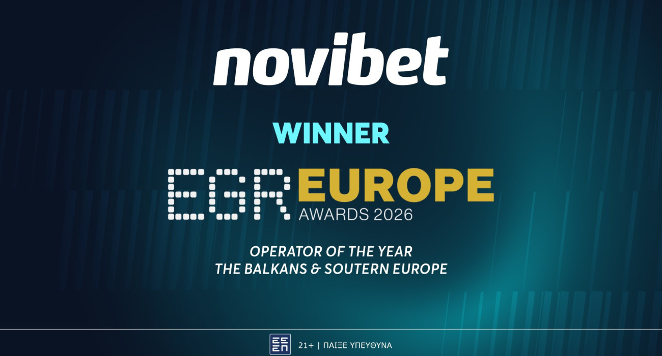 Η Novibet “Operator of the Year” σε Βαλκάνια και Νότια Ευρώπη στα EGR European Awards 2026