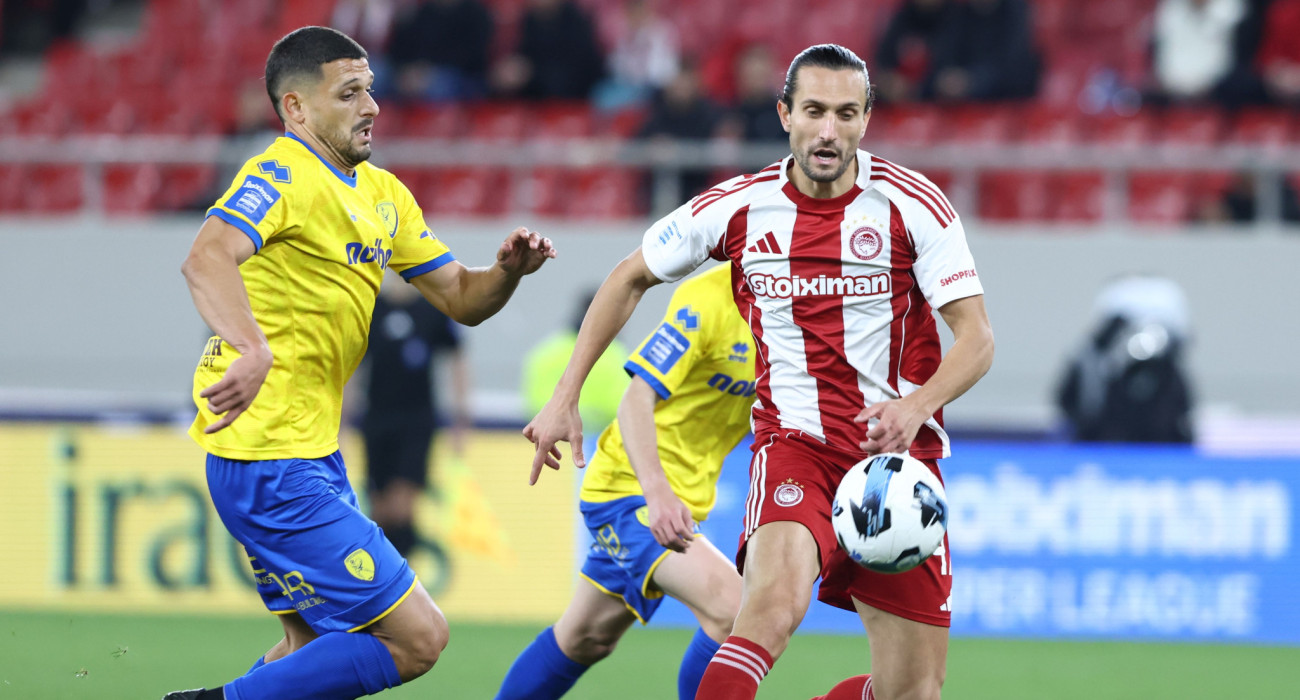 Στιγμιότυπο από την αναμέτρηση του Ολυμπιακού με τον Παναιτωλικό / Πηγή: Intime