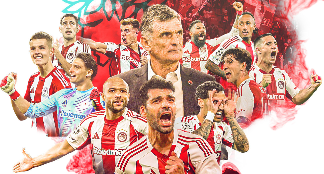 Ο Ολυμπιακός στο Champions League /Πηγή: Manos Perdikakis