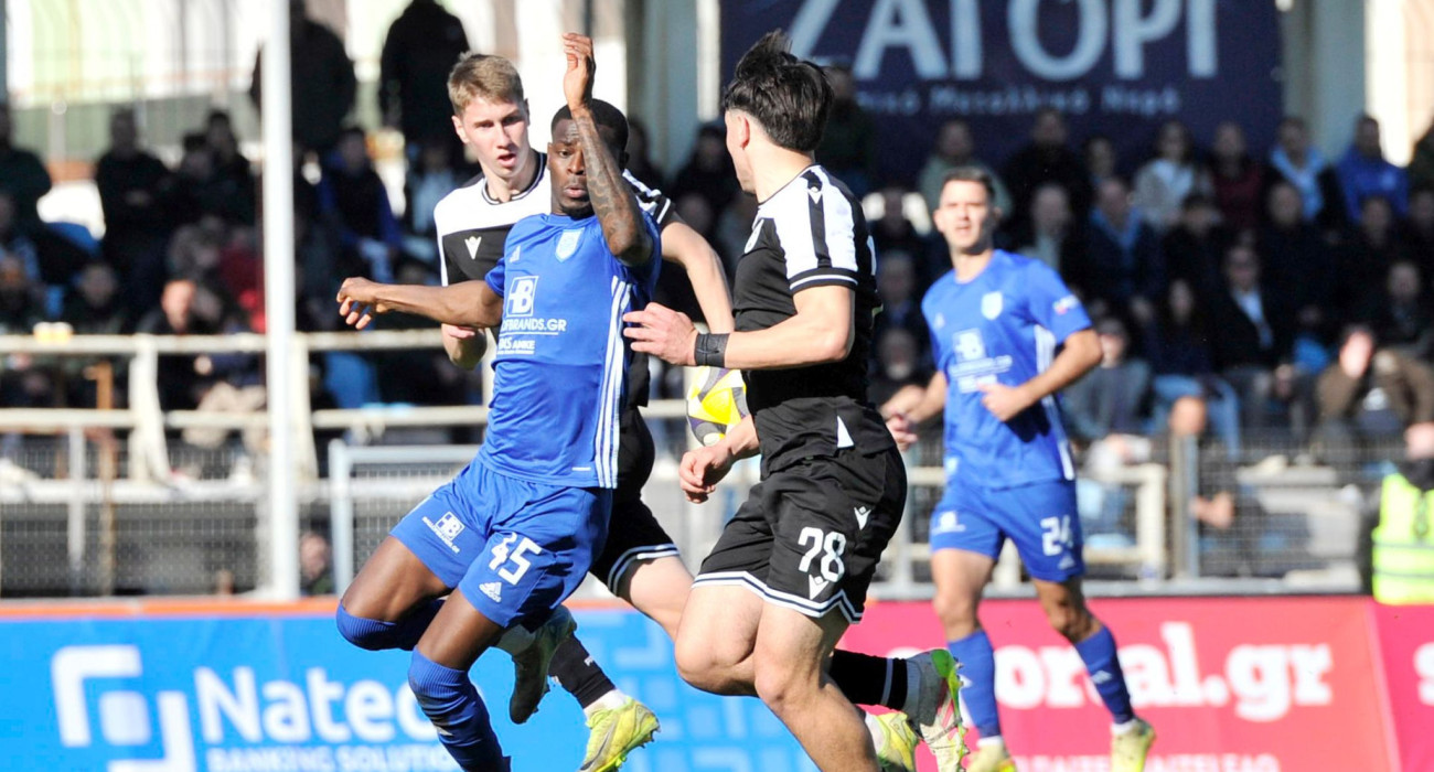 Στιγμιότυπο από το παιχνίδι ΠΑΣ Γιάννινα - ΠΑΟΚ Β / Πηγή: Intime