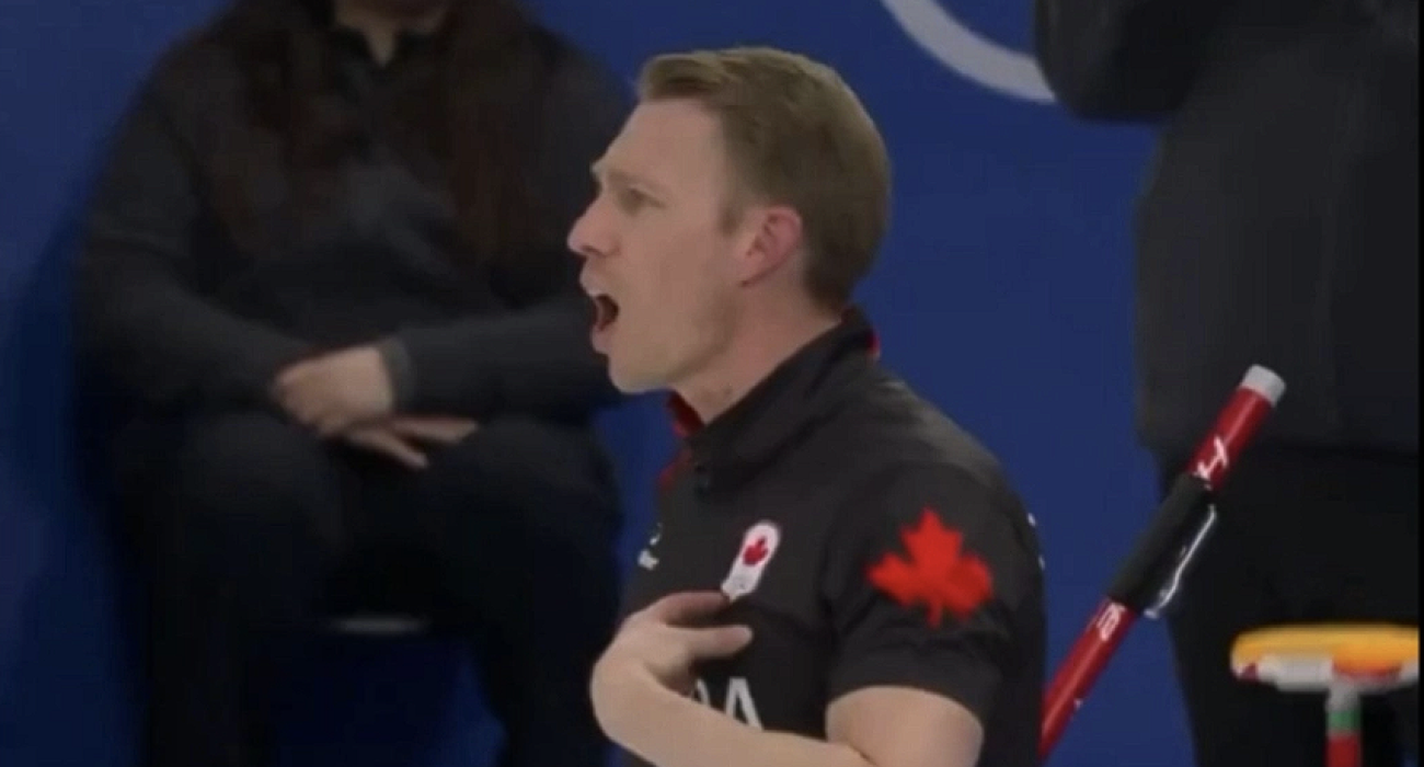 Ο αθλητής του Καναδά, Μαρκ Κένεντι κατά την διάρκεια της έντασης / Screenshot