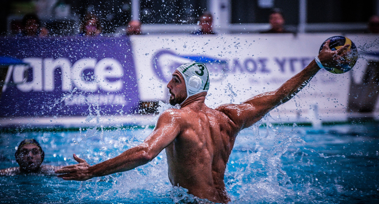 Ο Δημήτρης Σκουμπάκης στον αγώνα του Παναθηναϊκού με το Περιστέρι / Πηγή: Eurokinissi