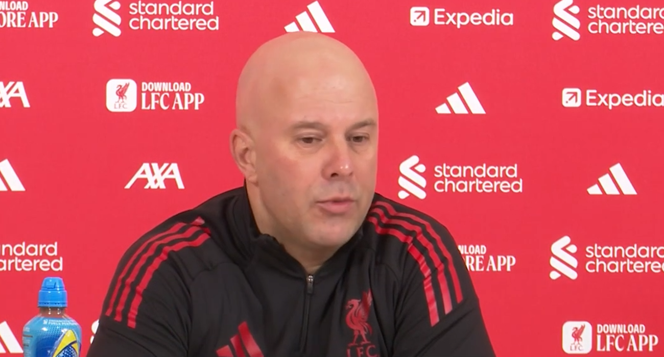 Ο Άρνε Σλοτ σε συνέντευξη Τύπου / Screenshot