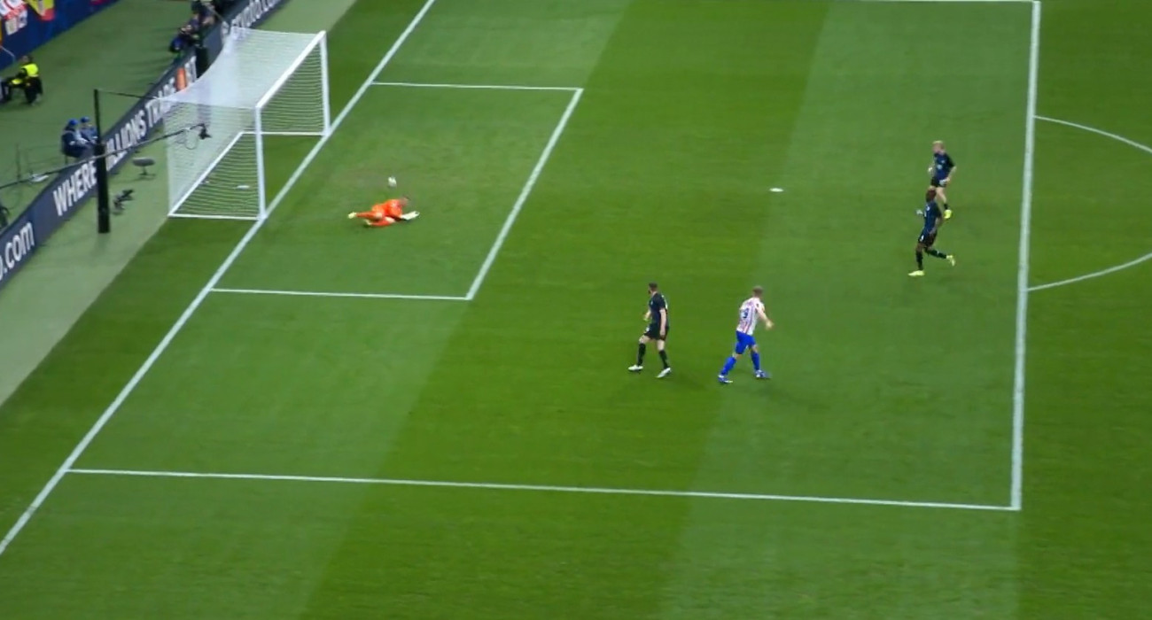 To γκολ του Σέρλοθ στο Ατλέτικο-Κλαμπ Μπριζ / Screenshot