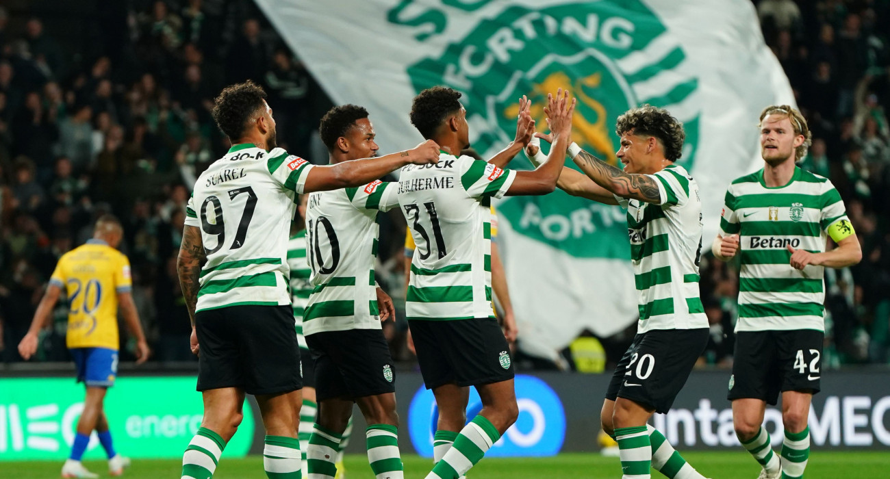 Ο Λουίς Σουάρεζ ήταν ο μεγάλος πρωταγωνιστής στη νίκη της Σπόρτινγκ κόντρα στην Εστορίλ / Πηγή: Getty