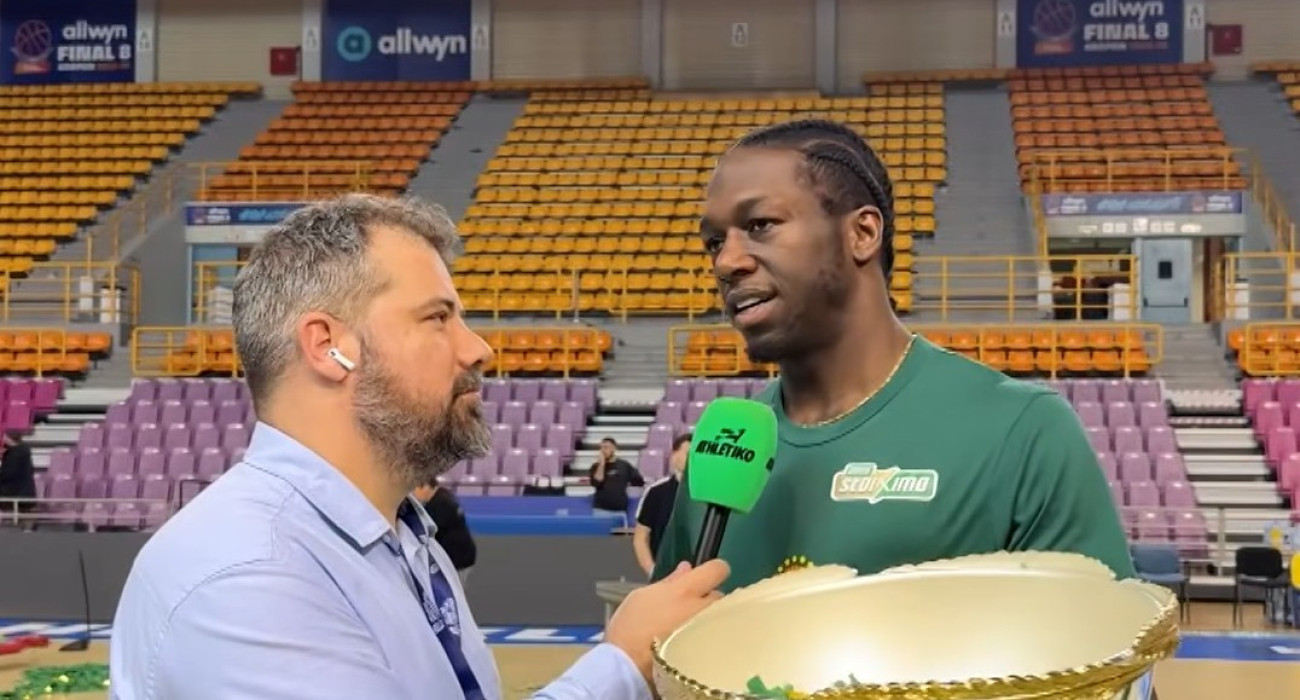 Ο Κέντρικ Ναν στη κάμερα του Athletiko