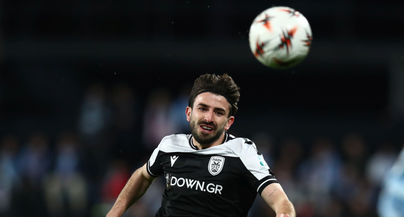 Ο Γκρεγκ Τέιλορ στο παιχνίδι του ΠΑΟΚ με τη Θέλτα / Πηγή: Eurokinissi