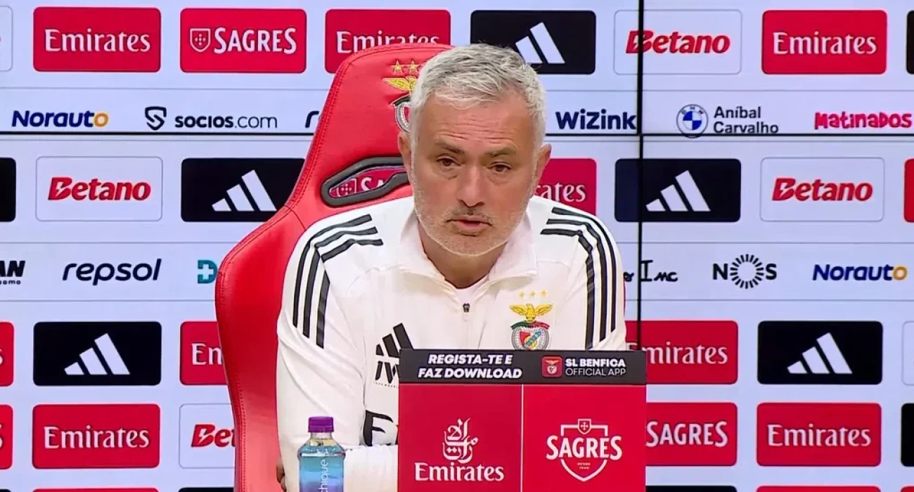 Ο Ζοσέ Μουρίνιο στη συνέντευξη Τύπου / Screenshot