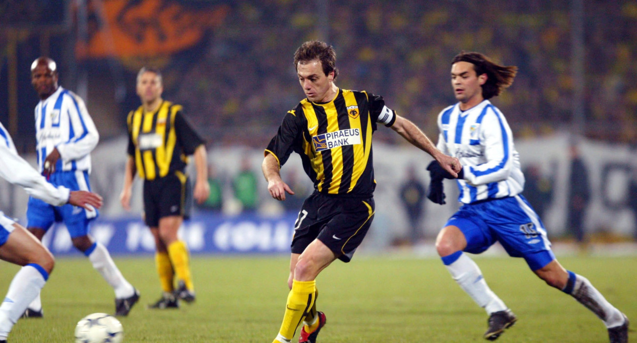 Ο Μιχάλης Κασάπης στο ΑΕΚ-Μάλαγα /Πηγή: Intime