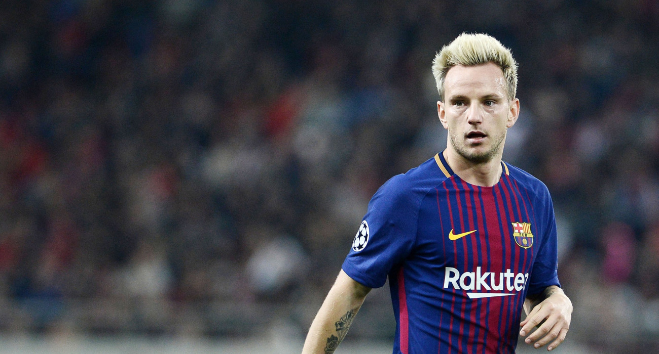 Ο Ιβάν Ράκιτιτς κατά την διάρκεια του Ολυμπιακός - Μπαρτσελόνα / Πηγή: Eurokinissi