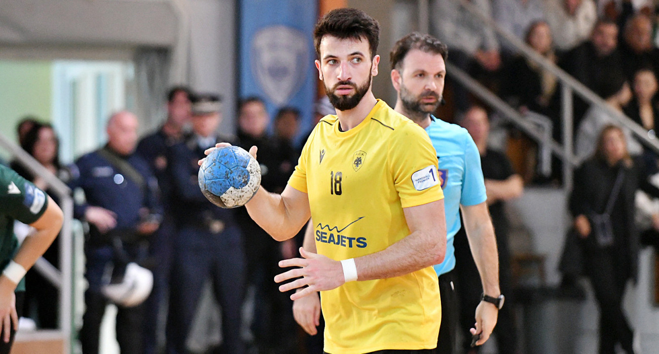 Παίκτης της ομάδας χάντμπολ της ΑΕΚ / Πηγή: Intime