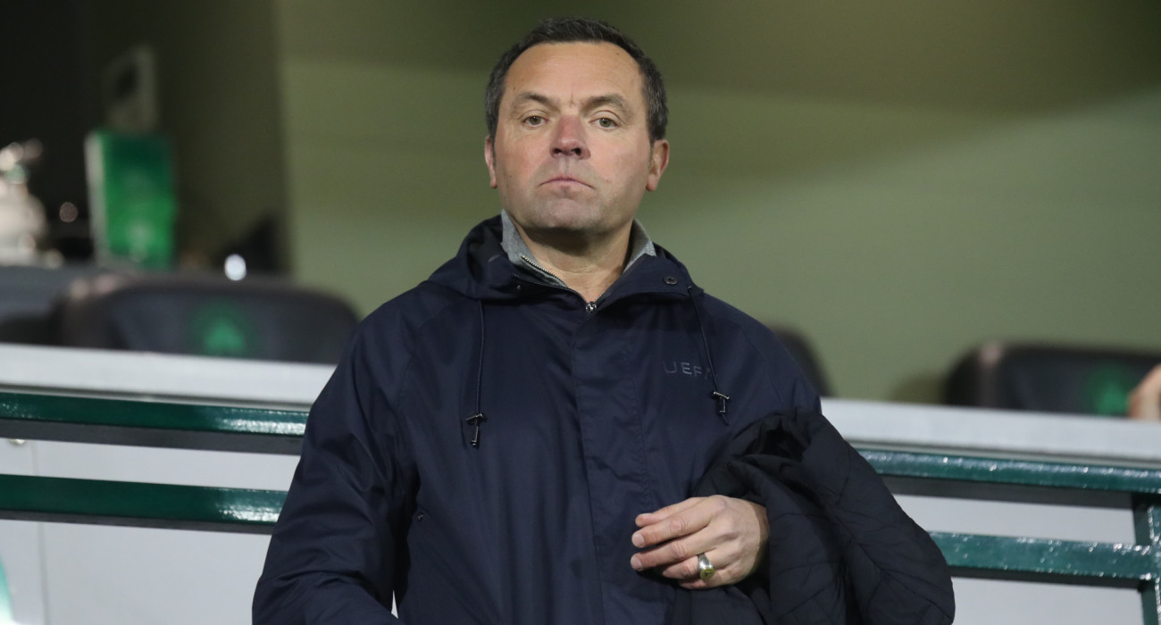 Ο Στεφάν Λανουά στο γήπεδο της Λεωφόρου Αλεξάνδρας / Πηγή: Intime