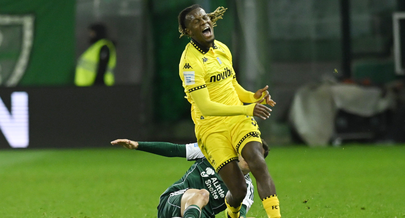 Ο Μεντιλ στον αγώνα με τον Παναθηναϊκό/Πηγή: eurokinissi