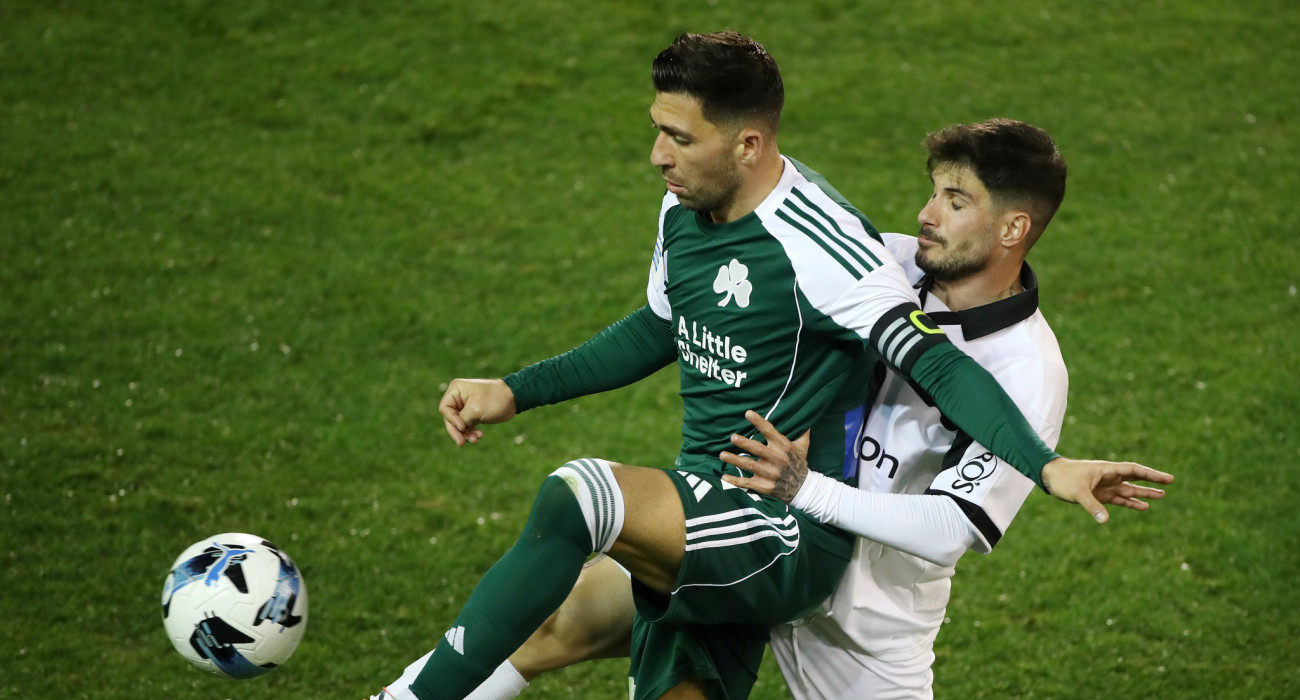 Στιγμιότυπο από την αναμέτρηση του Παναθηναϊκού με τον ΟΦΗ / Πηγή: Intime