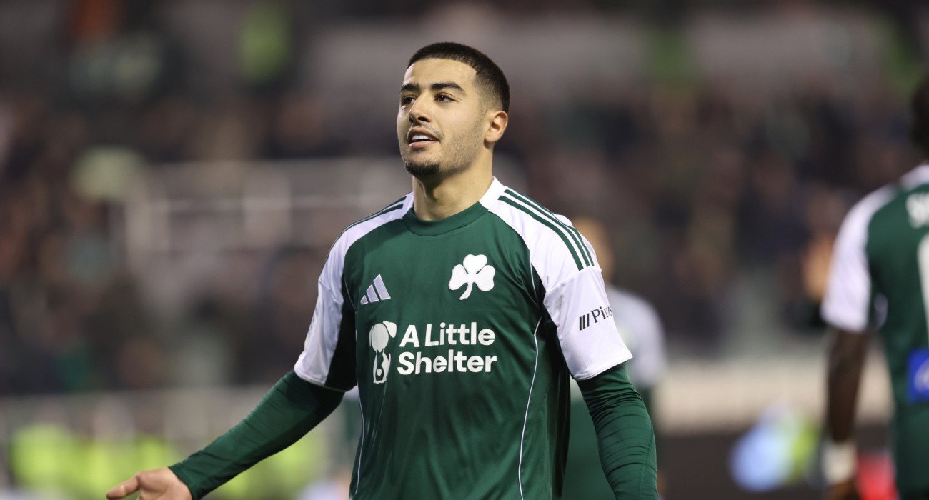 Ο Ανάς Ζαρουρί πανηγυρίζει στο Παναθηναϊκός-ΟΦΗ / Πηγή: Intime