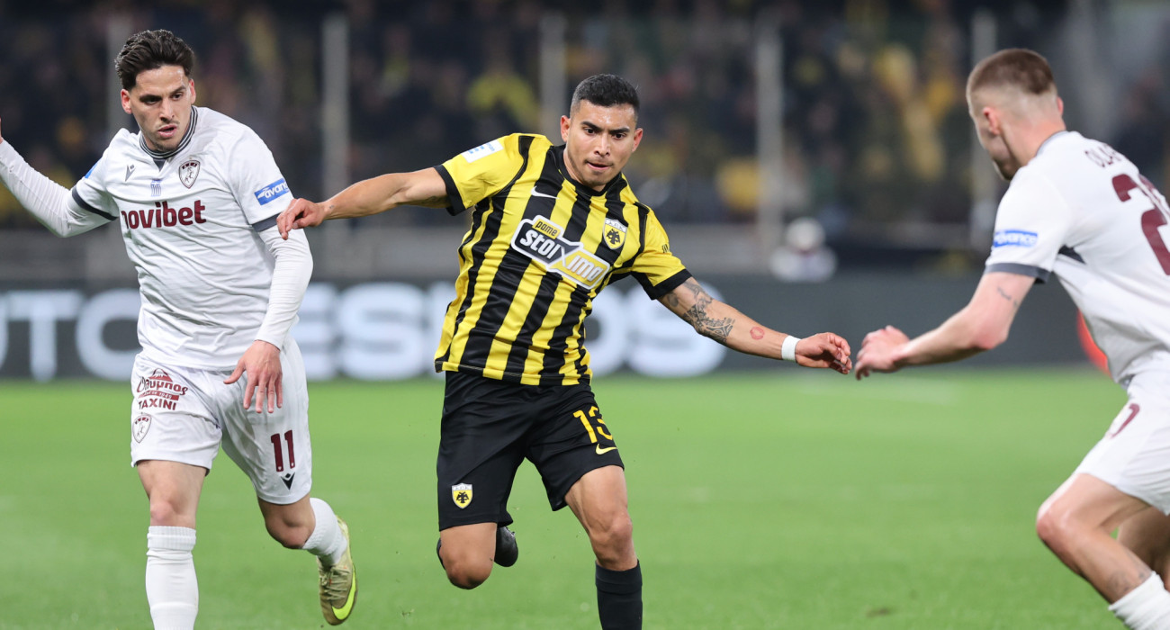 Φάση από το ΑΕΚ-ΑΕΛ Novibet / Πηγή: Intime