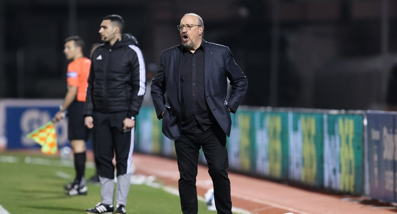 Ο Ράφα Μπενίτεθ στην αναμέτρηση του Παναθηναϊκού με τον Λεβαδειακό / Πηγή: InTime