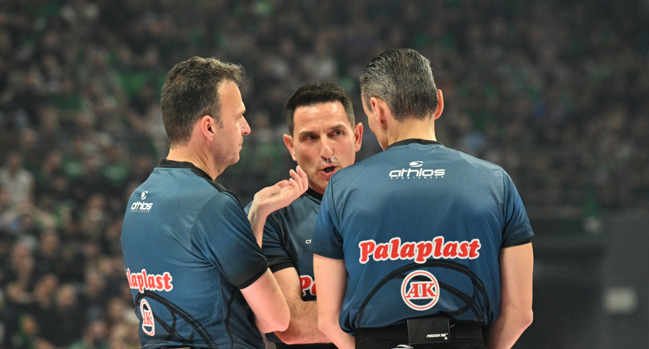 Οι διαιτητές για την 20η αγωνιστική της Stoiximan GBL / Eurokinissi