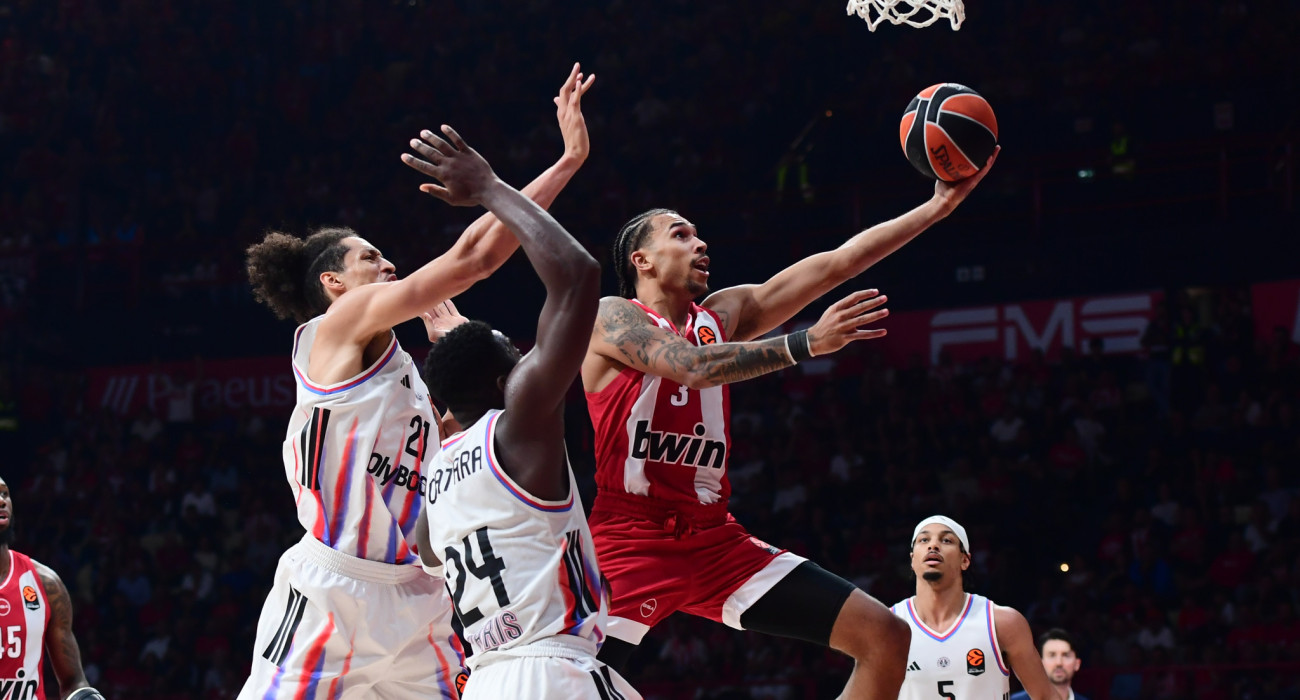 Παρί - Ολυμπιακός για την 34η αγωνιστική της EuroLeague / Eurokinissi
