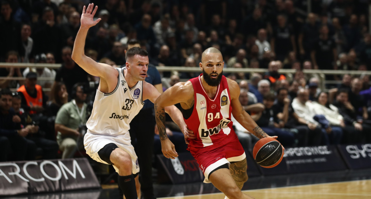 Στιγμιότυπο από την αναμέτρηση ΠΑΟΚ - Ολυμπιακός / Πηγή: Eurokinissi