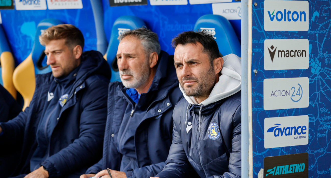 Ετοιμος για το ντεμπούτο του στον πάγκο του Αστέρα AKTOR ο Γιώργος Αντωνόπουλος / Πηγή: Eurokinissi