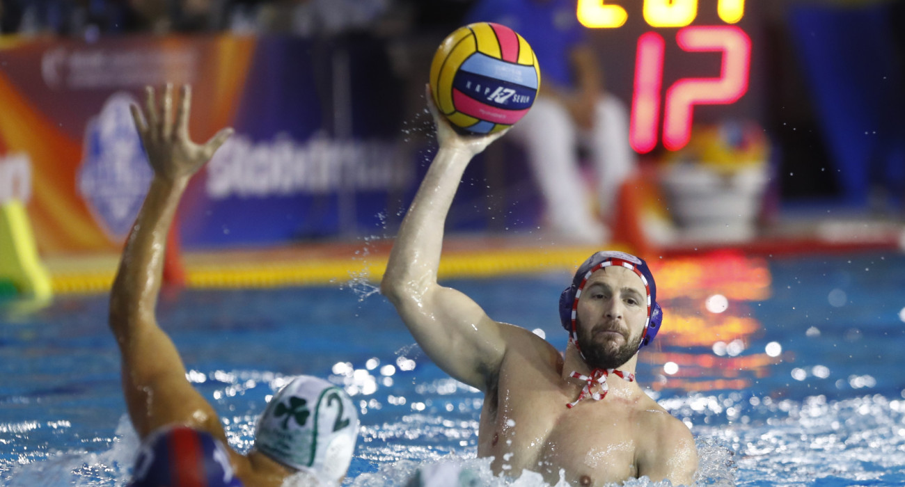 Ο Ντίνος Γενηδουνιάς ήταν καθοριστικός για τον Ολυμπιακό στον τελικό κυπέλλου κόντρα στον Παναθηναϊκό/Πηγή: Eurokinissi